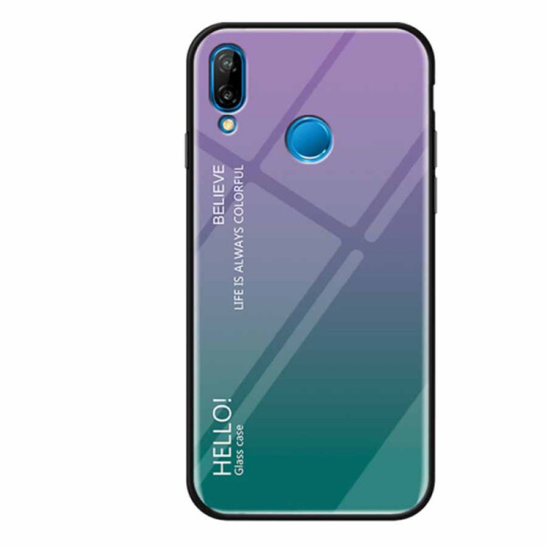 

Противоударный Чехол накладка Epik Gradient Hello NEW для Huawei P Smart Plus / Nova 3i Фиолетовый