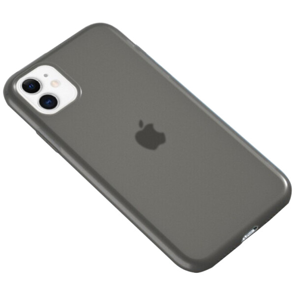 

Противоударный Чехол накладка Epik NEW полупрозрачный для Apple iPhone 11 (6.1") Черный / Black