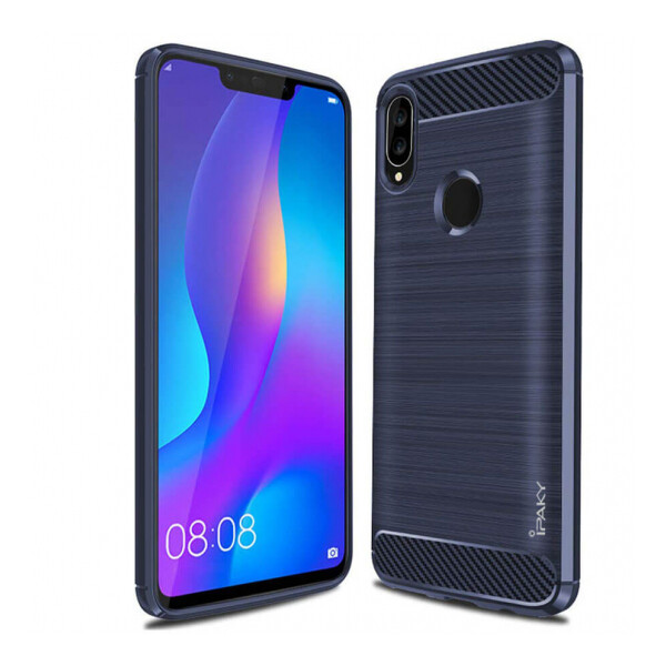 

Противоударный TPU Чехол накладка iPaky Slim Series для Huawei P Smart Plus + nova 3i Синий / Blue
