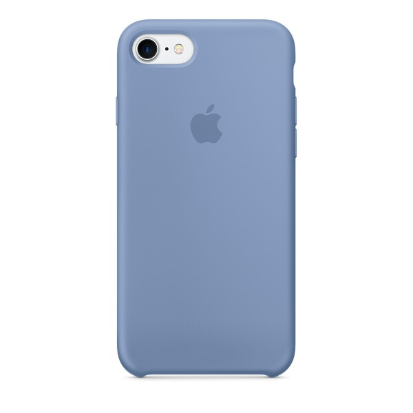 

Противоударный Чехол накладка Epik Silicone case NEW для Apple iPhone 7 / 8 Голубой / Lilac Blue