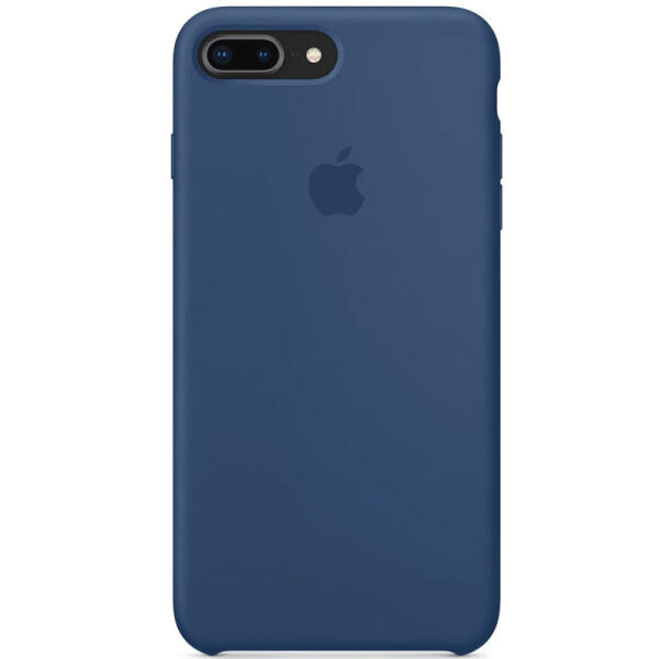 

Противоударный Чехол накладка Epik Silicone case NEW для Apple iPhone 7 plus / 8 plus Синий / Navy Blue