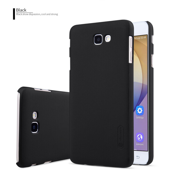 

Противоударный Чехол накладка Nillkin Matte NEW для Samsung G610F Galaxy J7 Prime 2016 + Защитная пленка Черный / Black