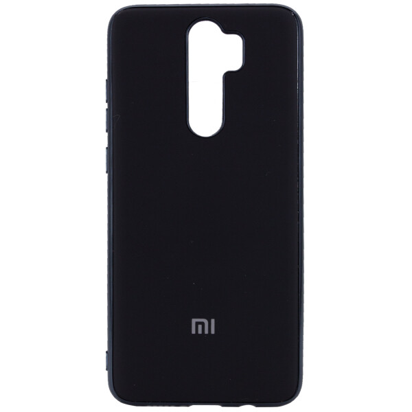 

Противоударный Чехол накладка Epik Matte LOGO для Xiaomi Redmi Note 8 Pro Черный / Black