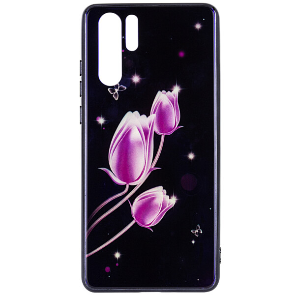 

Противоударный Чехол накладка Epik Fantasy NEW с глянцевыми торцами для Huawei P30 Pro Тюльпаны