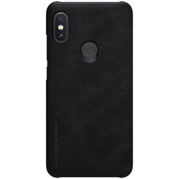 

Противоударный Чехол книжка Nillkin Qin Series NEW для Xiaomi Redmi Note 6 Pro Черный