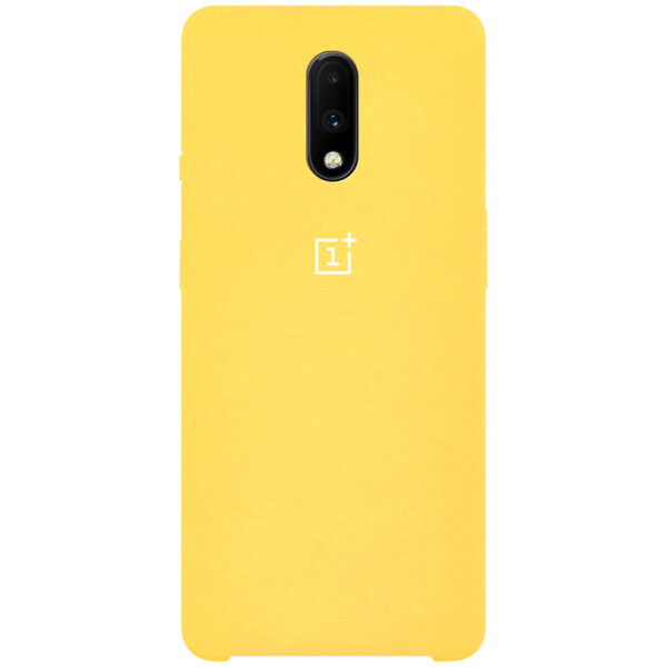 

Противоударный Чехол накладка Epik Silicone case NEW для OnePlus 7 Желтый / Yellow