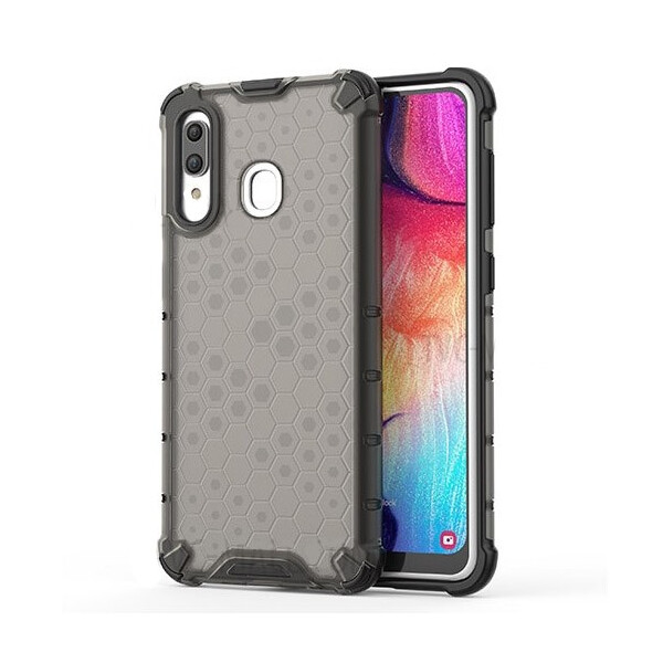

Противоударный Чехол накладка Epik Transformer Honeycomb для Samsung Galaxy A20 / A30 Черный