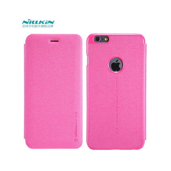 

Противоударный Чехол книжка Nillkin Sparkle Series NEW для Apple iPhone 6 / 6s plus Розовый