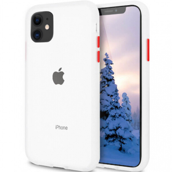 

Противоударный Чехол накладка LikGus Maxshield NEW для Apple iPhone 11 Белый