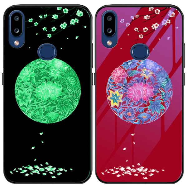 

Противоударный Чехол накладка Epik NEW светящийся в темноте для Samsung Galaxy A10s Цветное плетение / Красный