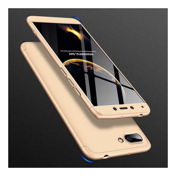 

Пластиковая накладка чехол GKK LikGus 360 градусов для Xiaomi Redmi 6A Золотой
