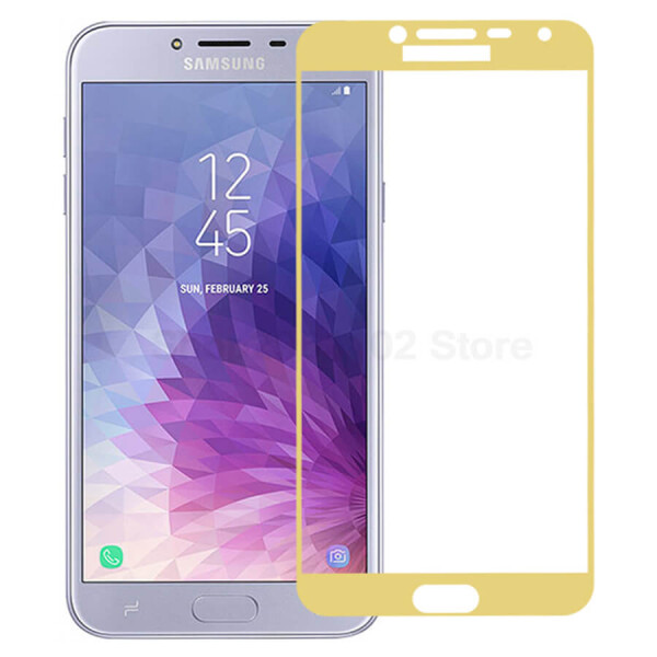 

Противоударное Защитное Гибкое стекло 5D Caisles для Samsung J400F Galaxy J4 2018 Ультратонкое Прозрачное / Золотистый