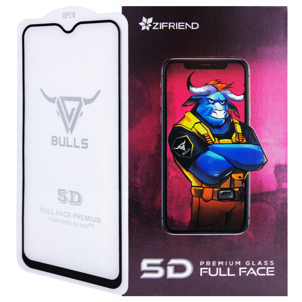 

Противоударное Защитное стекло Zifriend 5D Full Face full glue NEW для Xiaomi Redmi 7 Прозрачный / Черный