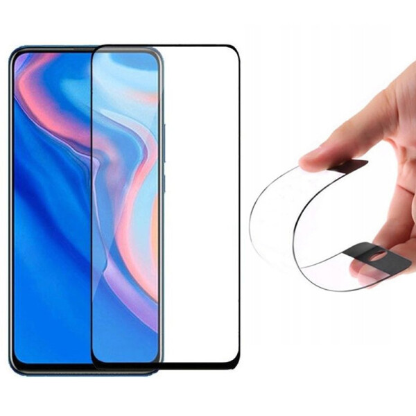 

Противоударное Гибкое защитное стекло Nano NEW full glue для Huawei P Smart Z Ультратонкое Прозрачное