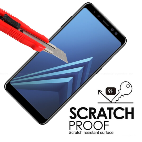

Противоударное Защитное цветное 3D стекло Mocolo для Samsung Galaxy A8 Plus 2018 Прозрачный / Черный