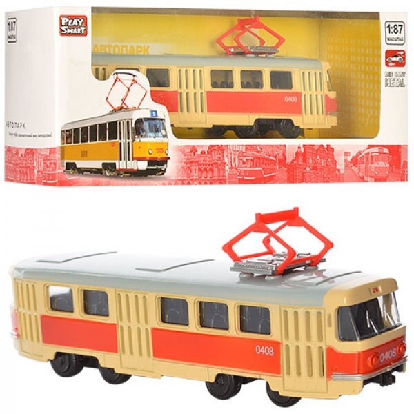 

RUS Модель трамвай PLAY SMART 6411 A/B/C/D (6411A)