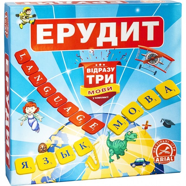 

Настольная игра Arial Ерудит. Три мови. 910091-3