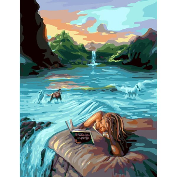 

Набор для акриловой живопись по номерам BrushMe Природная фантазия 40 х 50 см (GX4608)