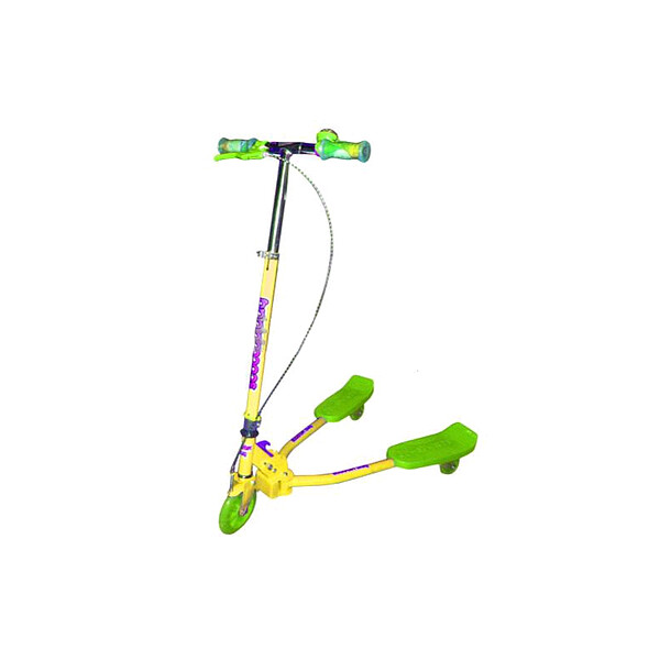 

Трайк-самокат трехколесный Scooter Trikke Bug (125 мм) для детей желтый