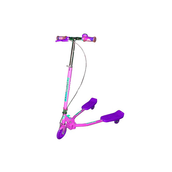 

Трайк-самокат трехколесный Scooter Trikke Bug (125 мм) для детей розовый