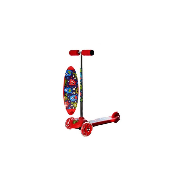 

Самокат детский трехколесный 4Kids Mini BB 3-041-M малиновый