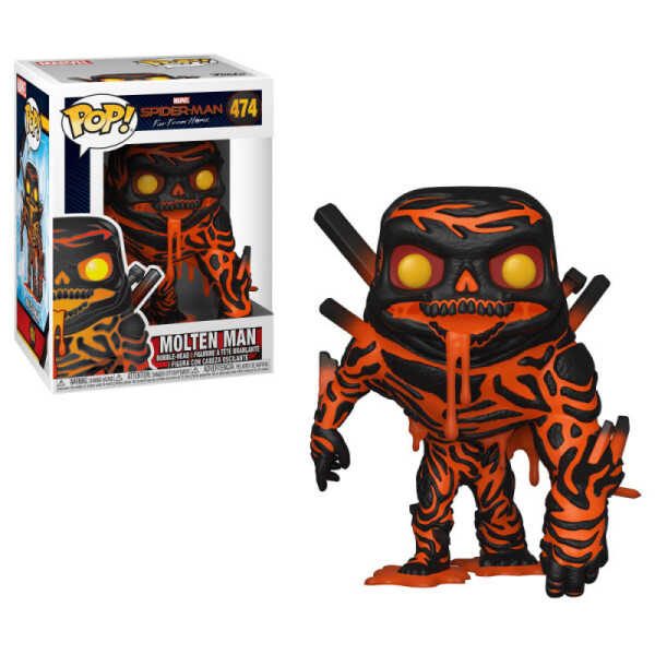 

Фигурка Funko Pop Расплавленный человек из фильма Человек-паук: Вдали от дома 39209
