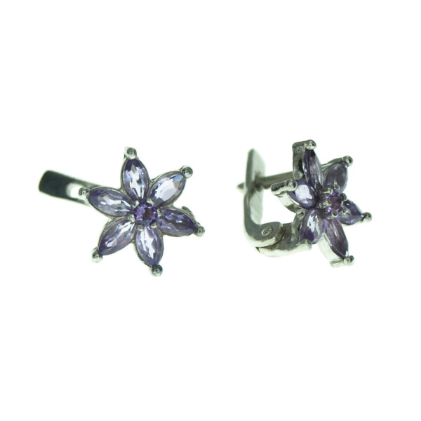 

Серьги серебряные с аметистом 2200000272