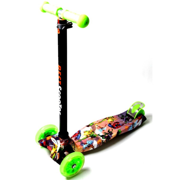 

Самокат Scooter Maxi S973 Print Супергерои