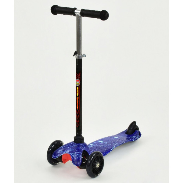 

Самокат Scooter Mini S037 Синий Космос