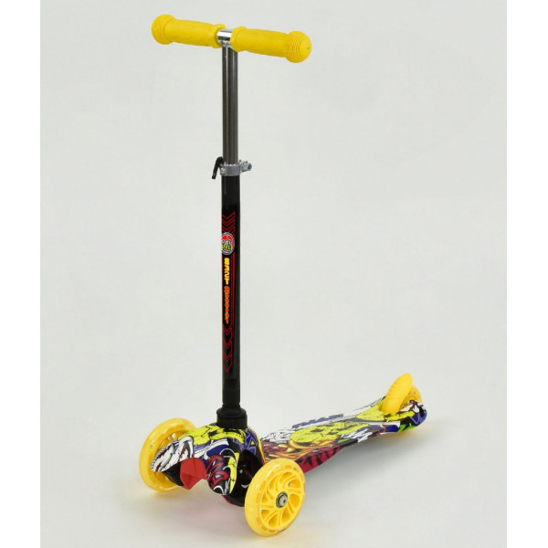

Самокат Scooter Mini S037 Желтый Джокер