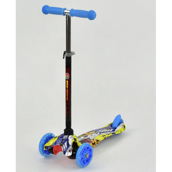 

Самокат Scooter Mini S037 Голубой Джокер