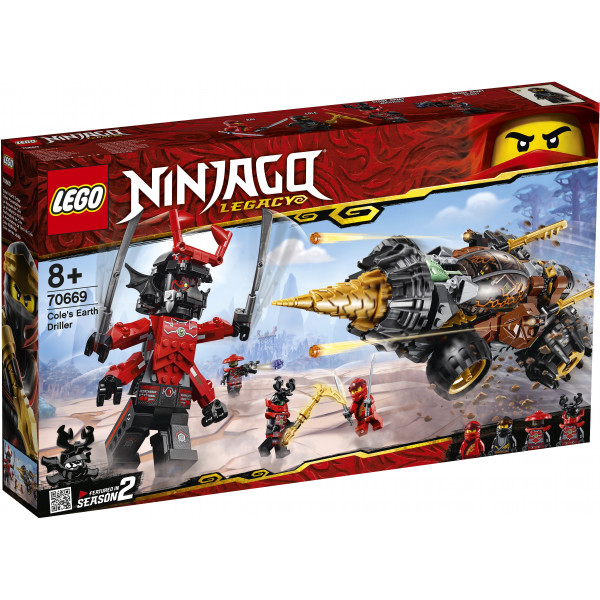 

Конструктор LEGO NINJAGO Земляной бур Коула (70669)