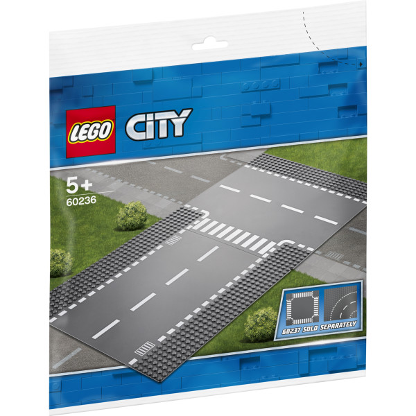

Конструктор LEGO City Боковая и прямая дорога (60236)