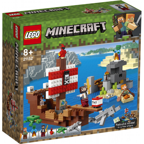 

LEGO Minecraft Приключения на пиратском корабле (21152)