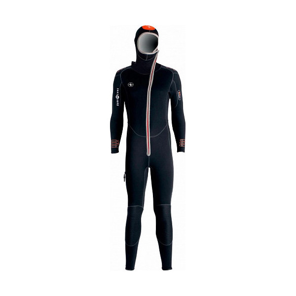 

Aqua Lung Dive 6mm w/Hood Black-Orange L