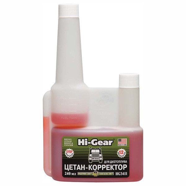 

Цетан-корректор для дизельного топлива с SMT2 Hi-Gear (HG3411)