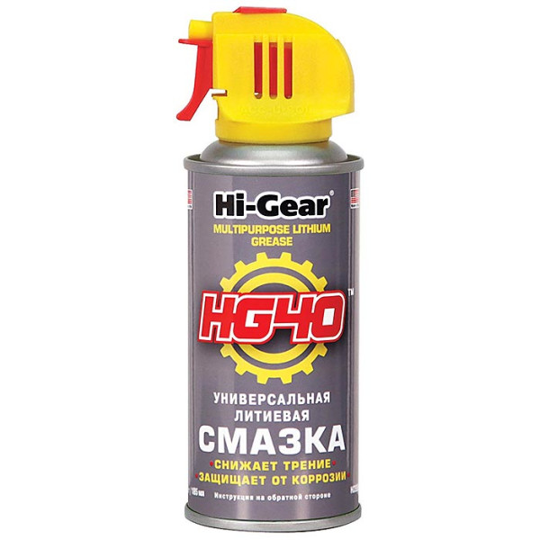 

Универсальная литиевая смазка HG40 (Аэрозоль) Hi-Gear (HG5504)