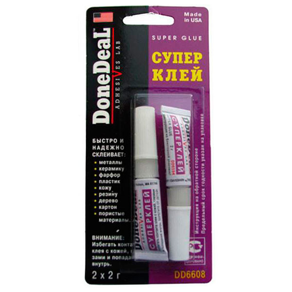 

Суперклей 2х2г DoneDeal (DD6608)