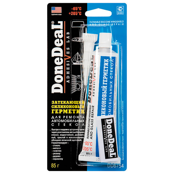

Затекающий герметик силиконовый для стекол DoneDeal (DD6754)