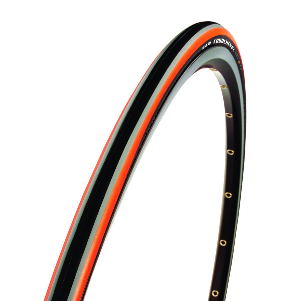 

Maxxis складная 700x23c (TB86345200) Courchevel, 3С черно-серо-оранж.