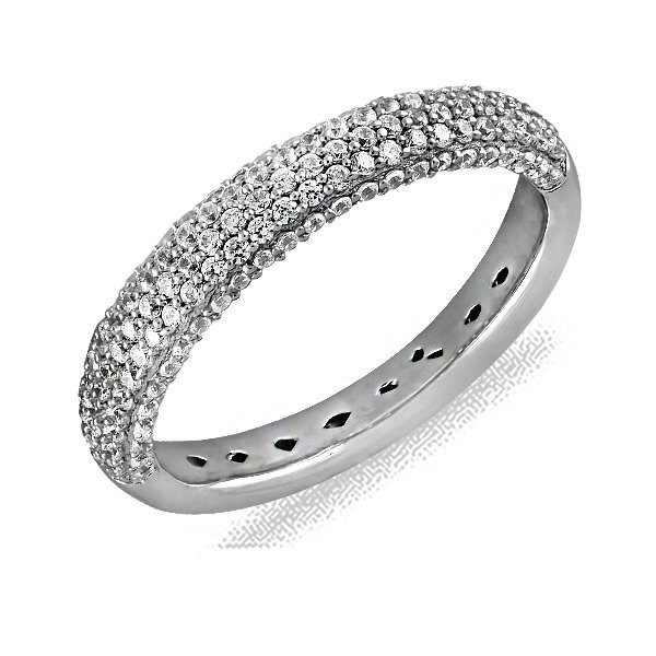 

Кольцо из серебра с куб. циркониями, размер 17 (073483)