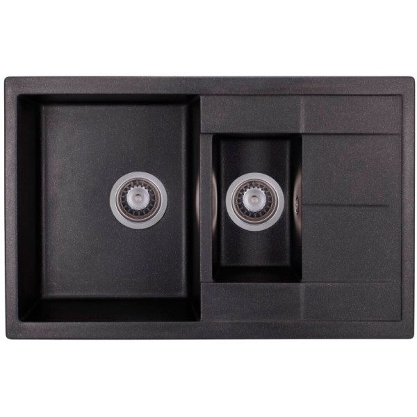 

Кухонная мойка Granado LEON black shine 1001