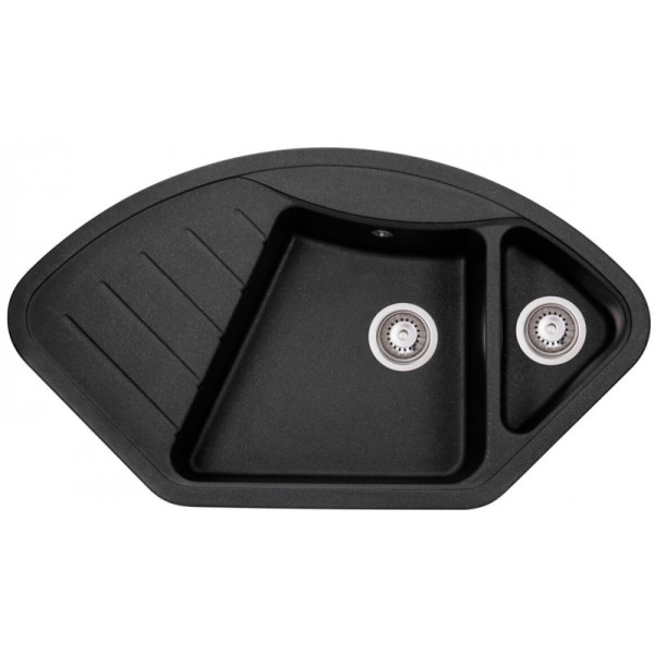 

Кухонная мойка Granado Barcelona black shine 1101