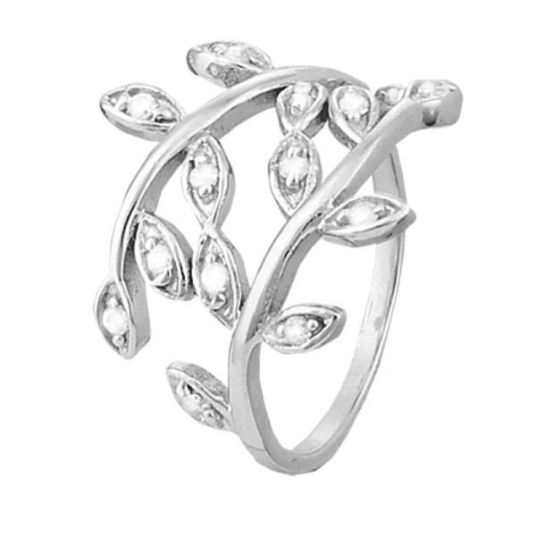 

Кольцо из серебра с куб. циркониями, размер 19.5 (274072)