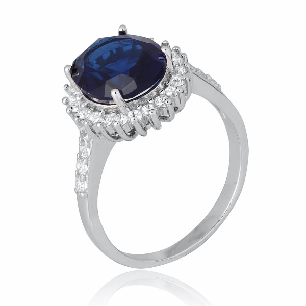 

Кольцо из серебра с куб. циркониями, размер 16.5 (283129)