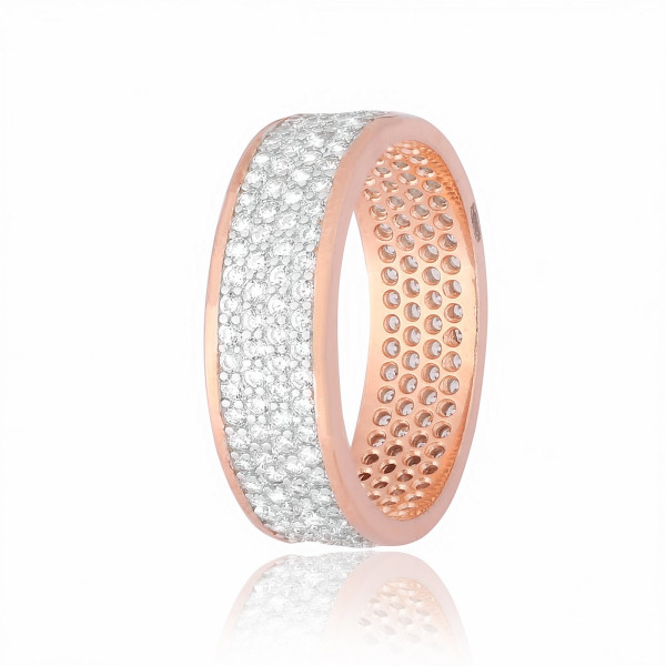 

Кольцо из серебра с куб. циркониями, размер 18.5 (283194)