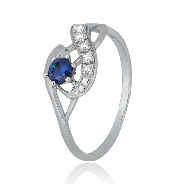 

Кольцо из серебра с куб. циркониями, размер 17.5 (295478)