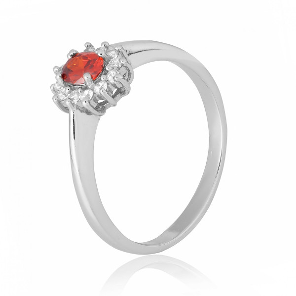 

Кольцо из серебра с куб. циркониями, размер 16 (297512)