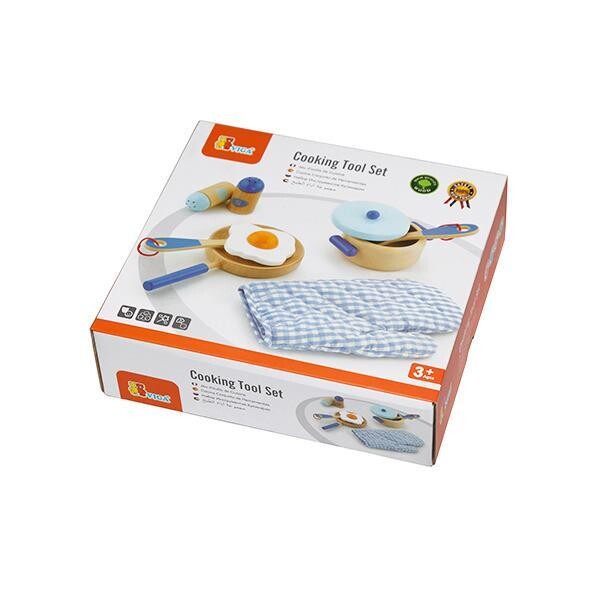 

Игровой набор Viga Toys "Маленький повар", голубой (50115)