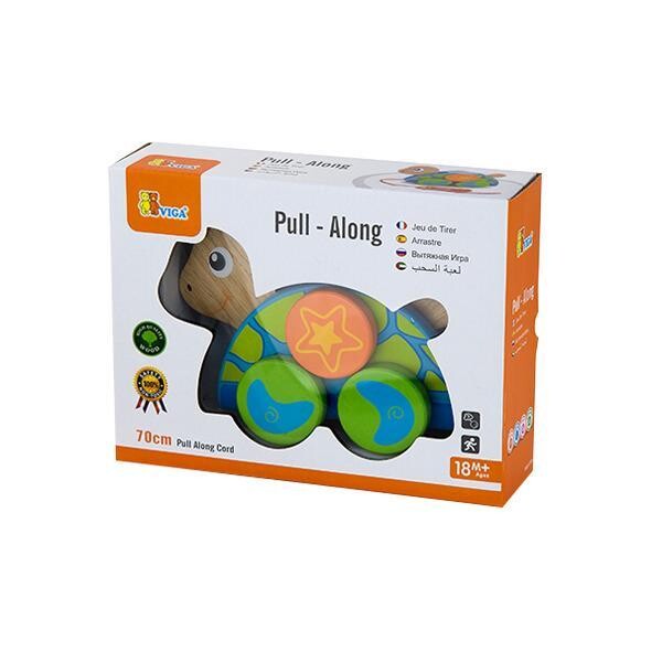 

Игрушка-каталка Viga Toys "Черепаха" (50080)
